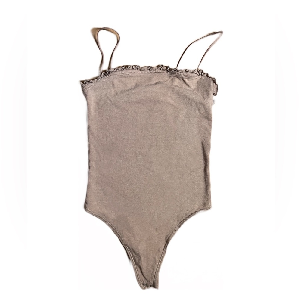 Abercrombie & Fitch Brown/Nude bodysuit xxsmall